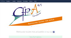 Desktop Screenshot of cfppa41.fr