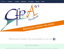 Tablet Screenshot of cfppa41.fr